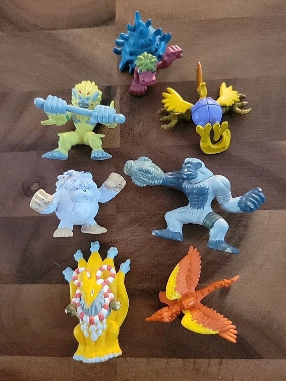 Lot of 7 Bandai Digimon Digital Monster Mini Figures PVC 2000 2001 Vintage